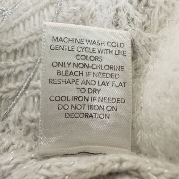 Christopher & Banks Polar Bear Christmas Gifts Sweater Womens Medium Holiday - Picture 15 of 15